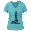 Women's Premium Deep V-Neck T-Shirt Thumbnail