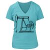 Women's Premium Deep V-Neck T-Shirt Thumbnail