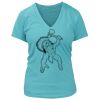 Women's Premium Deep V-Neck T-Shirt Thumbnail