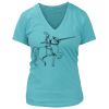 Women's Premium Deep V-Neck T-Shirt Thumbnail