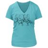 Women's Premium Deep V-Neck T-Shirt Thumbnail