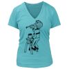 Women's Premium Deep V-Neck T-Shirt Thumbnail