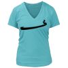 Women's Premium Deep V-Neck T-Shirt Thumbnail