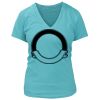 Women's Premium Deep V-Neck T-Shirt Thumbnail