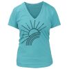 Women's Premium Deep V-Neck T-Shirt Thumbnail