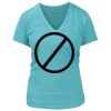 Women's Premium Deep V-Neck T-Shirt Thumbnail