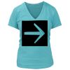 Women's Premium Deep V-Neck T-Shirt Thumbnail