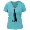 Women's Premium Deep V-Neck T-Shirt Thumbnail