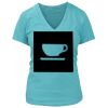 Women's Premium Deep V-Neck T-Shirt Thumbnail