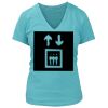 Women's Premium Deep V-Neck T-Shirt Thumbnail