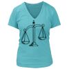 Women's Premium Deep V-Neck T-Shirt Thumbnail