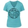 Women's Premium Deep V-Neck T-Shirt Thumbnail