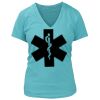 Women's Premium Deep V-Neck T-Shirt Thumbnail