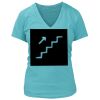 Women's Premium Deep V-Neck T-Shirt Thumbnail