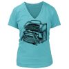 Women's Premium Deep V-Neck T-Shirt Thumbnail
