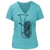 Women's Premium Deep V-Neck T-Shirt Thumbnail