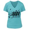 Women's Premium Deep V-Neck T-Shirt Thumbnail