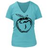 Women's Premium Deep V-Neck T-Shirt Thumbnail