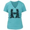 Women's Premium Deep V-Neck T-Shirt Thumbnail