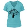Women's Premium Deep V-Neck T-Shirt Thumbnail