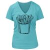 Women's Premium Deep V-Neck T-Shirt Thumbnail