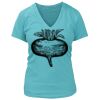 Women's Premium Deep V-Neck T-Shirt Thumbnail