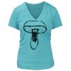 Women's Premium Deep V-Neck T-Shirt Thumbnail
