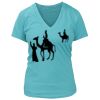 Women's Premium Deep V-Neck T-Shirt Thumbnail