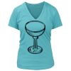 Women's Premium Deep V-Neck T-Shirt Thumbnail