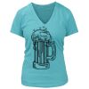 Women's Premium Deep V-Neck T-Shirt Thumbnail