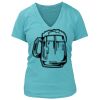 Women's Premium Deep V-Neck T-Shirt Thumbnail