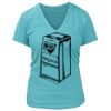 Women's Premium Deep V-Neck T-Shirt Thumbnail