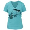 Women's Premium Deep V-Neck T-Shirt Thumbnail