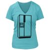 Women's Premium Deep V-Neck T-Shirt Thumbnail