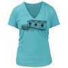 Women's Premium Deep V-Neck T-Shirt Thumbnail