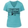 Women's Premium Deep V-Neck T-Shirt Thumbnail