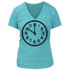 Women's Premium Deep V-Neck T-Shirt Thumbnail
