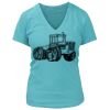 Women's Premium Deep V-Neck T-Shirt Thumbnail
