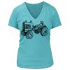 Women's Premium Deep V-Neck T-Shirt Thumbnail