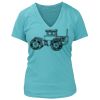 Women's Premium Deep V-Neck T-Shirt Thumbnail