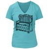 Women's Premium Deep V-Neck T-Shirt Thumbnail