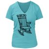 Women's Premium Deep V-Neck T-Shirt Thumbnail