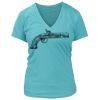 Women's Premium Deep V-Neck T-Shirt Thumbnail