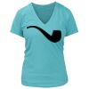 Women's Premium Deep V-Neck T-Shirt Thumbnail