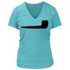 Women's Premium Deep V-Neck T-Shirt Thumbnail