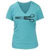 Women's Premium Deep V-Neck T-Shirt Thumbnail