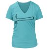 Women's Premium Deep V-Neck T-Shirt Thumbnail
