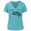 Women's Premium Deep V-Neck T-Shirt Thumbnail