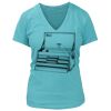 Women's Premium Deep V-Neck T-Shirt Thumbnail