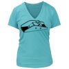 Women's Premium Deep V-Neck T-Shirt Thumbnail